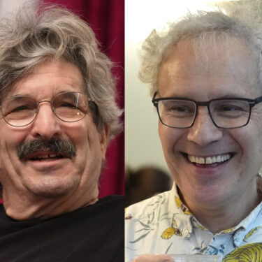 This photo combo shows 2024 Nobel Prize winners in physiology or medicine Gary Ruvkun, American molecular biologist, left, and Victor Ambros, professor of natural science at the University of Massachusetts Medical School, Monday, Oct. 7, 2024, in Newton, Mass. (AP Photo/Steven Senne)