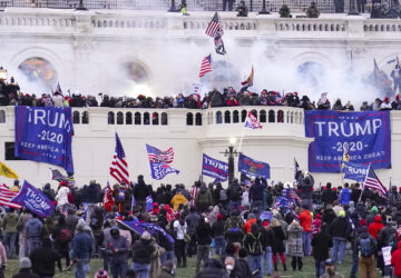 FILE - Rioters loyal to President Donald Trump storm the Capitol, Jan. 6, 2021, in Washington. (AP Photo/John Minchillo, File)