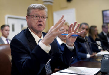 FILE - Rep. Mark Amodei, R-Nev., chairman of the House Appropriations Subcommittee on the Legislative Branch, speaks at the Capitol in Washington, Oct. 2, 2023. (AP Photo/J. Scott Applewhite, File)