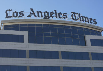 FILE - The Los Angeles Times newspaper headquarters is shown in El Segundo, Calif., Jan. 23, 2024. (AP Photo/Damian Dovarganes, File)