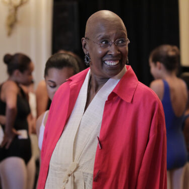 FILE - Judith Jamison, choreographer and artistic director of the Alvin Ailey American Dance Theatre, observes young dancers during a workshop at the White House in Washington, Tuesday, Sept. 7, 2010. (AP Photo/J. Scott Applewhite, File)