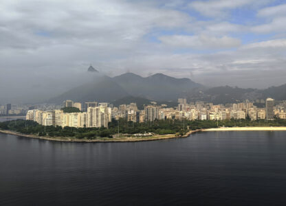 Rio de Janeiro city on Sunday, Nov. 17, 2024, who will host the G20 Summit next Monday and Tuesday. (AP Photo/Eraldo Peres)