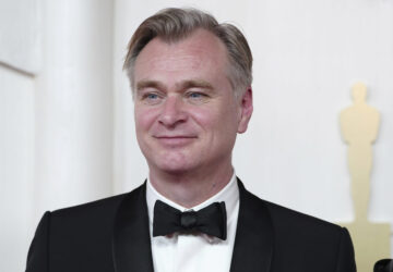 FILE - Christopher Nolan arrives at the Oscars on Sunday, March 10, 2024, at the Dolby Theatre in Los Angeles. (Photo by Jordan Strauss/Invision/AP, File)