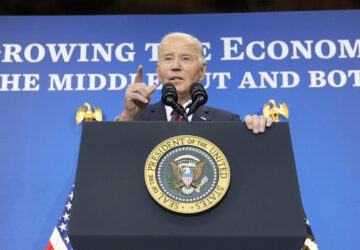 President Joe Biden speaks about his administrations economic playbook and the future of the American economy at the Brookings Institution in Washington, Tuesday, Dec. 10, 2024. (AP Photo/Susan Walsh)