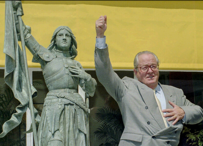 Jean-Marie Le Pen, French far-right leader known for fiery rhetoric ...