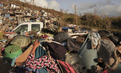 APTOPIX Mayotte Cyclone Chido