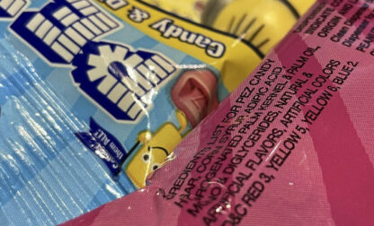 FILE - Pez candy, which contains red dye no. 3, is on display at a store in Lafayette, Calif., March 24, 2023. (AP Photo/Haven Daley, File)