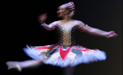 Dancer Sara Cook performs at the Youth America Grand Prix ballet competition, Saturday, Jan. 18, 2025, at the Hanover Theater in Worcester, Mass. (AP Photo/Robert F. Bukaty)