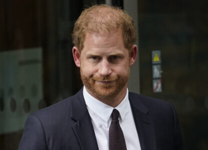 FILE - Prince Harry leaves the High Court after giving evidence in London, Tuesday, June 6, 2023. (AP Photo/Alberto Pezzali, File)