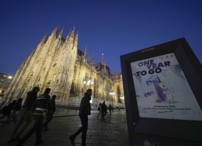 Italy Winter Olympics One year To Go