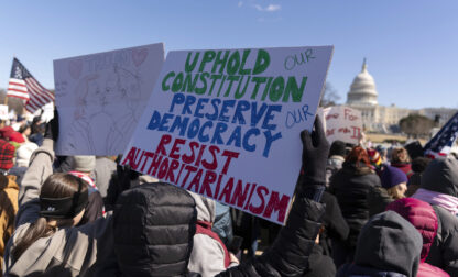 Presidents Day Protest