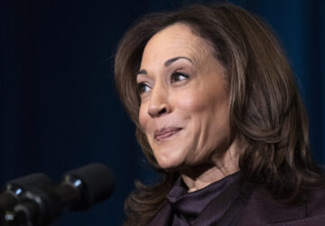 FILE - Vice President Kamala Harris speaks during the 2024 White House Tribal Nations Summit, Dec. 9, 2024, at the Department of the Interior in Washington. (AP Photo/Jacquelyn Martin, File)