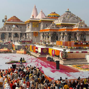 Modi Opens Hindu Temple Built On Ruins On Razed Mosque, In Political 